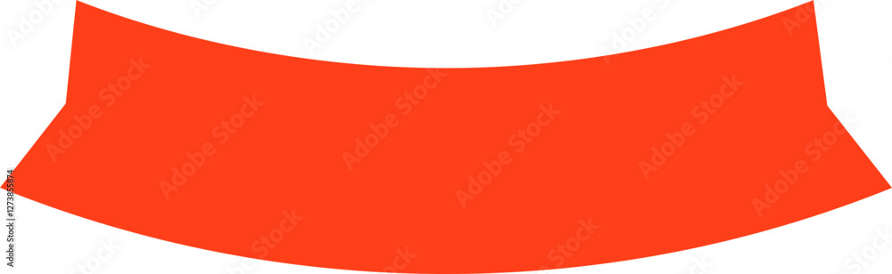 Obraz premium Red Ribbon Banner