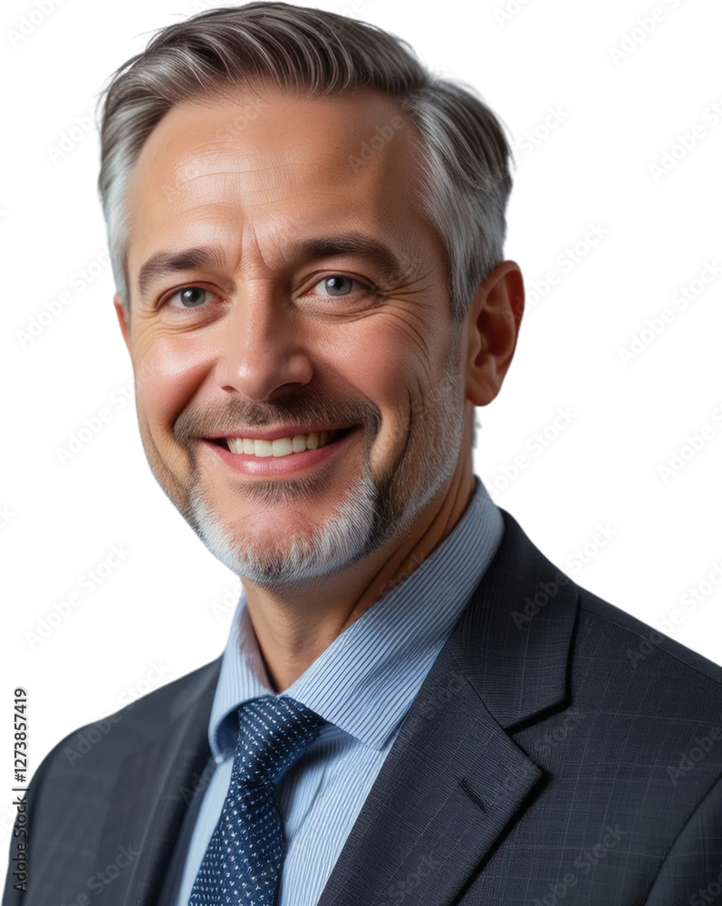 Portrait of a Smiling Mature Man in a Business Suit Professional Headshot Portrait of a Smiling Mature Man in a Business Suit Professional Headshot