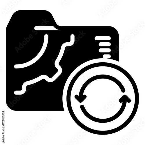 restore icon, glyph icon style