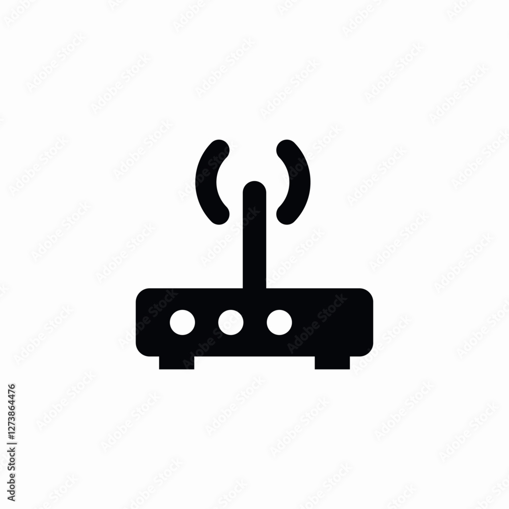 router signal icon sign vector router signal icon sign vector