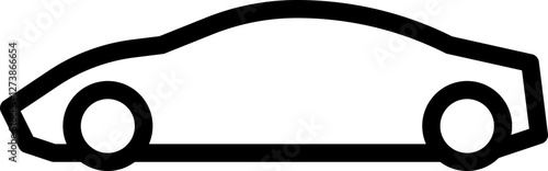 sports car line icon