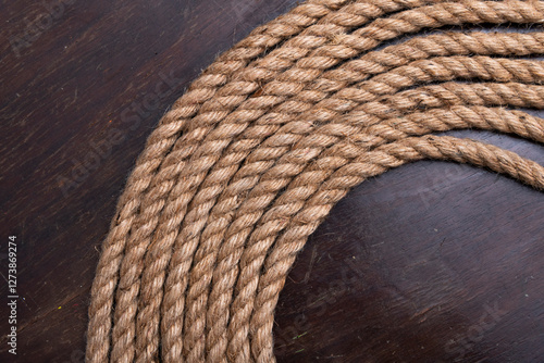 Obraz na płótnie Background from a natural jute rope w salonie