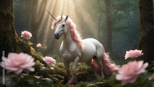 The Mythical Pegasus: A Winged Horse with a Horn