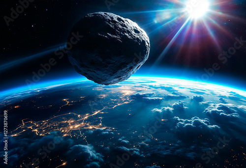 El asteroide 2024 YR4 se dirige hacia la tierra.