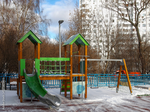play area in the winter courtyard