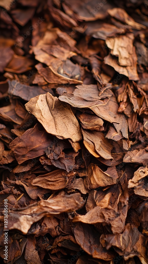 Rich Texture of Dried Tobacco Leaves in Warm Tones a Close Up View for Product Photography Rich Texture of Dried Tobacco Leaves in Warm Tones a Close Up View for Product Photography