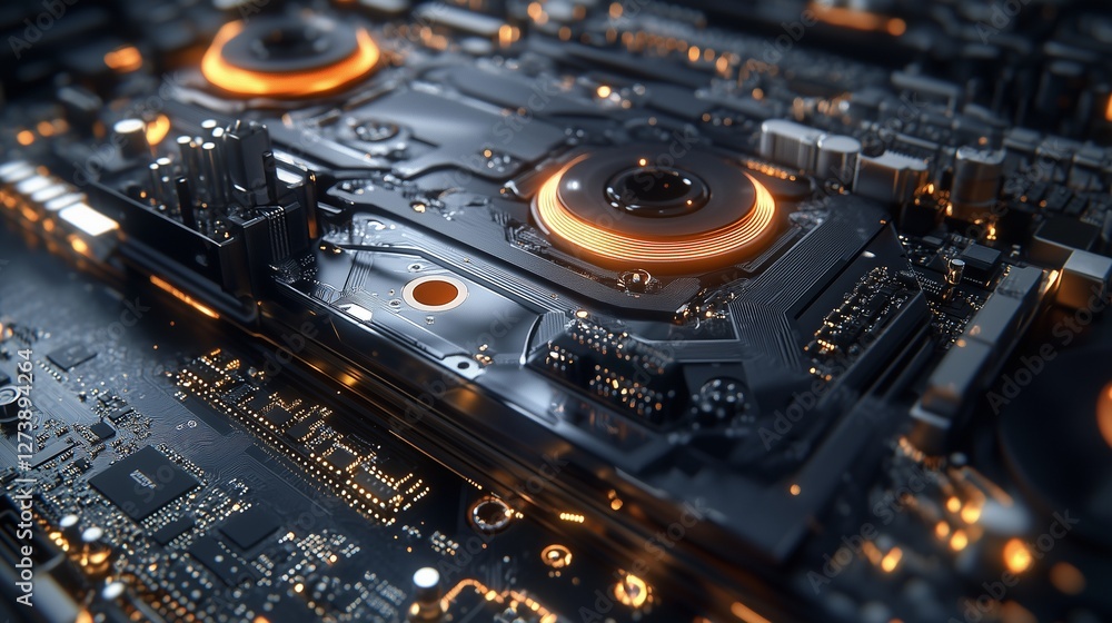 Fototapeta premium High Bandwidth Memory