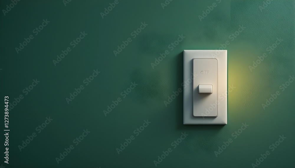 light switch on green wall light switch on green wall