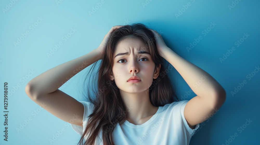 女性の悩み、苦痛、孤独のイメージ。 女性の悩み、苦痛、孤独のイメージ。