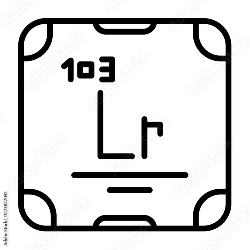 Lawrencium Icon