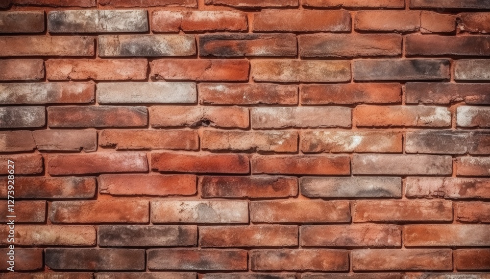 Red brick wall background with unique pattern for texture or construction background Red brick wall background with unique pattern for texture or construction background