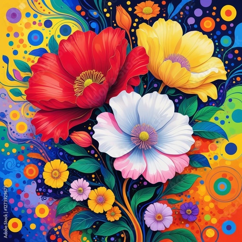 abstract floral background