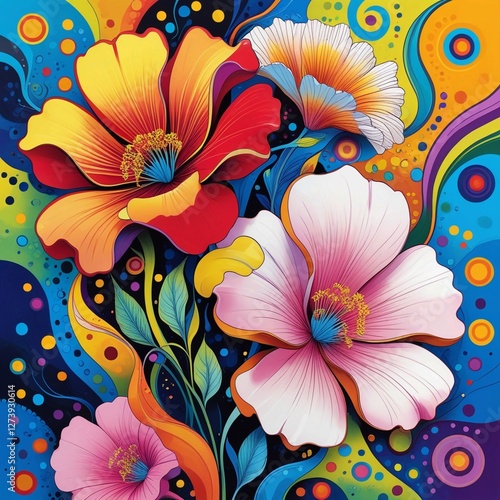 abstract floral background