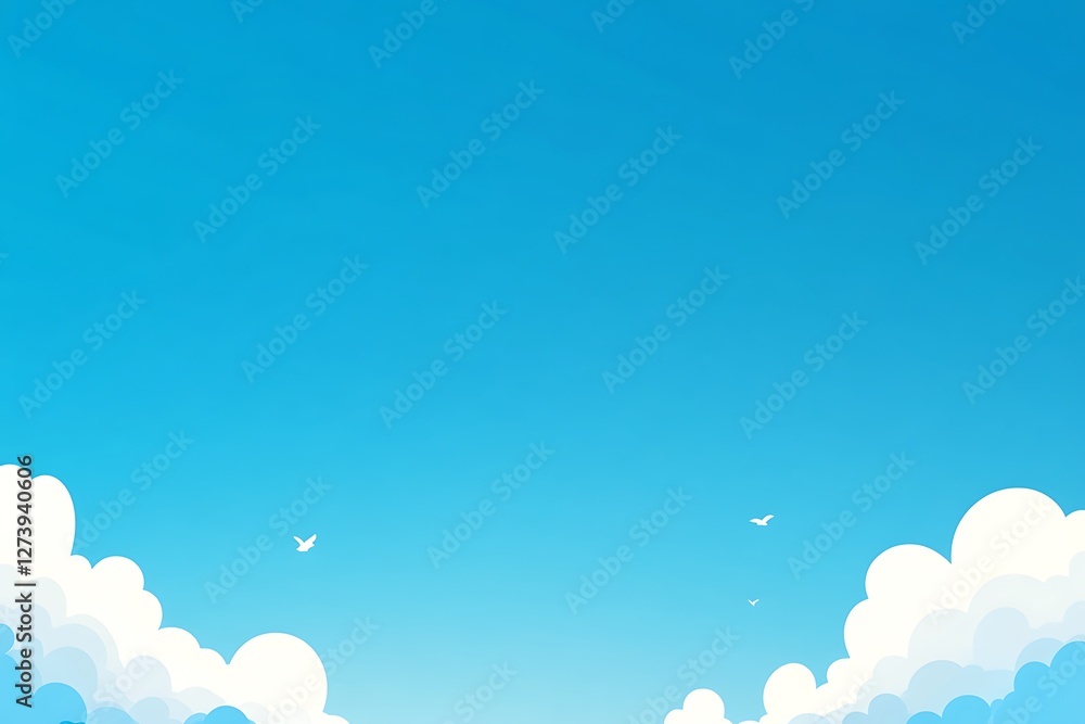 Serene Cloudy Day Overhead Nature Scene Sky Landscape Peaceful Environment Wide Angle View Serene Cloudy Day Overhead Nature Scene Sky Landscape Peaceful Environment Wide Angle View