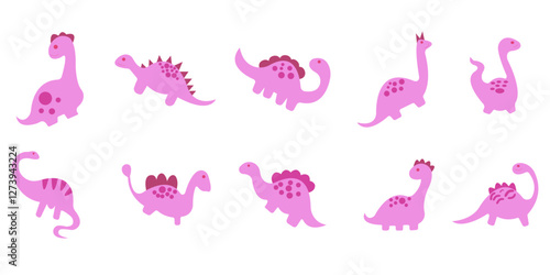 Cute Cartoon Dinosaurus