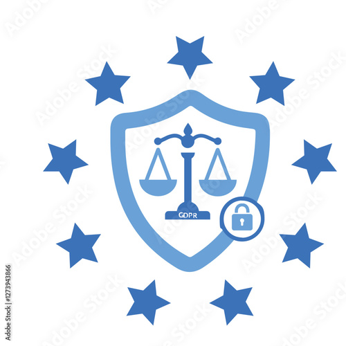 GDPR Law & Penalties Icon