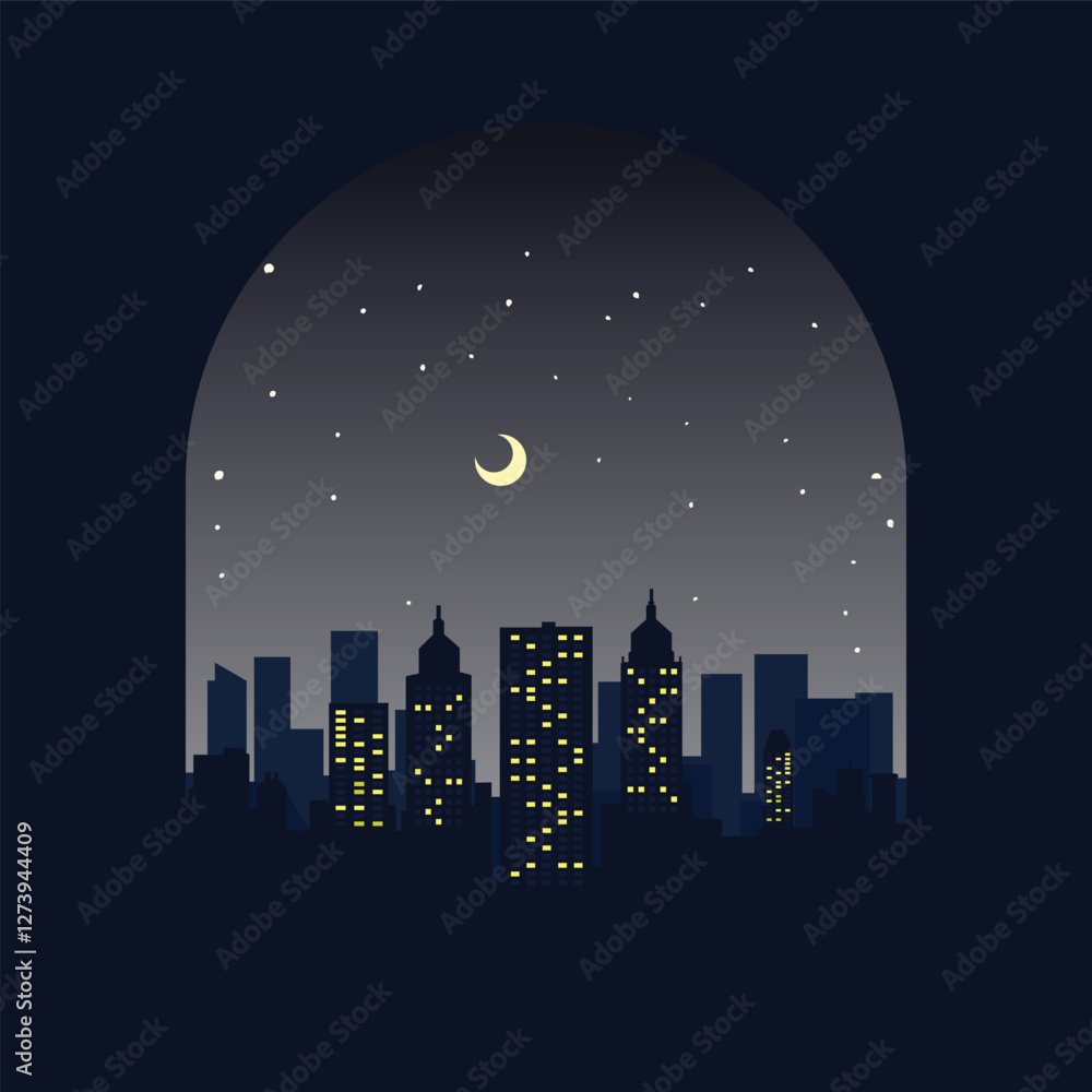 Fototapeta premium city at night