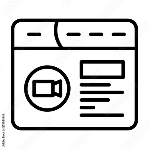 Video Camera Icon