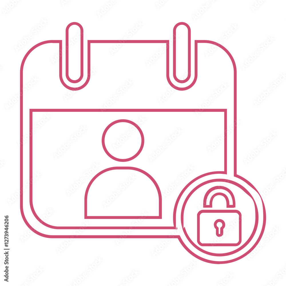 Lock Storage & Server Protection Icon Lock Storage & Server Protection Icon