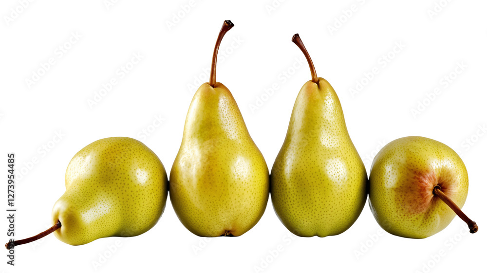 Pears Isolated on a Transparent Background Pears Isolated on a Transparent Background