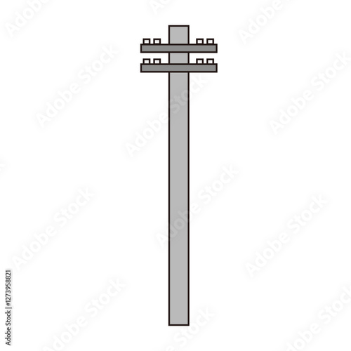 電信柱のイラスト