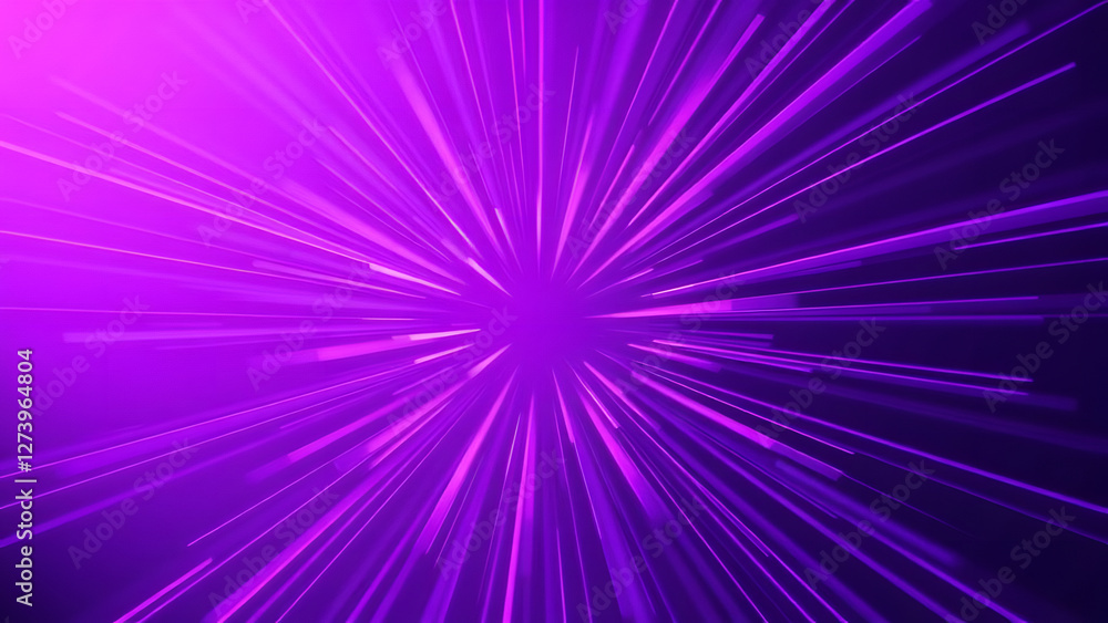 Bright fractal rays of light explode in a colorful abstract pattern Bright fractal rays of light explode in a colorful abstract pattern