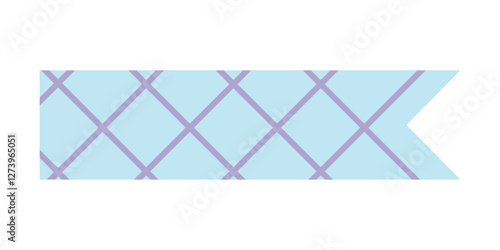 Isolated washi tape strips, sticky duct tapes, adhesive paper, and stickers. Various patterned elements with ripped edges on a white background. Vector collection for scrapbooking and collages.