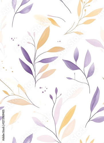 A soft, abstract design featuring gentle curves in shades of pastel pink and brown seamless pattern