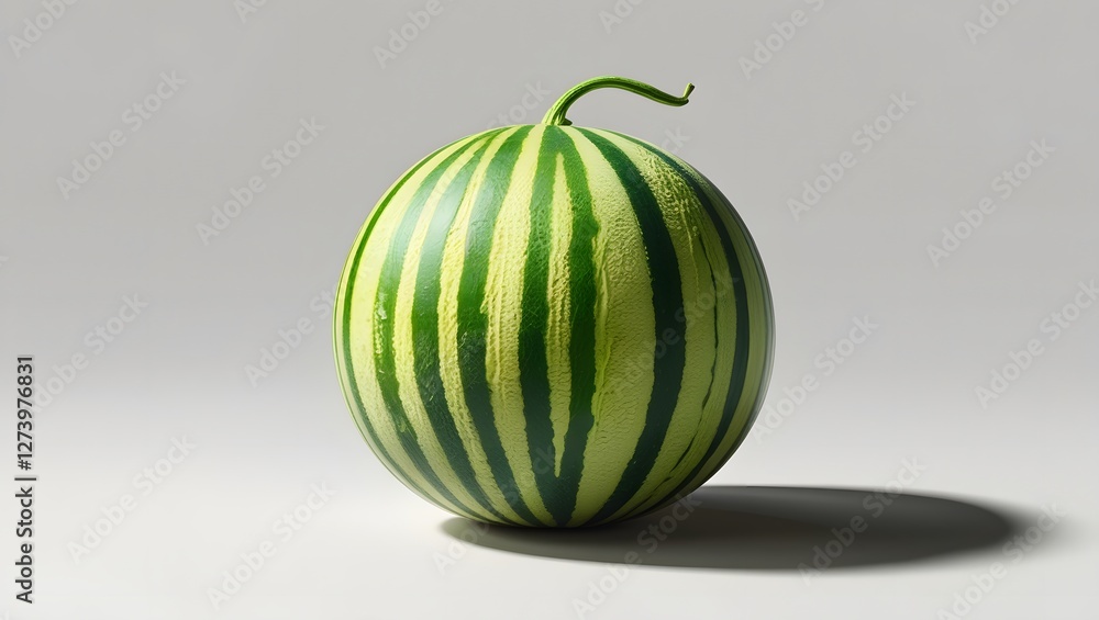 Water Melon Isolate on transparent background.