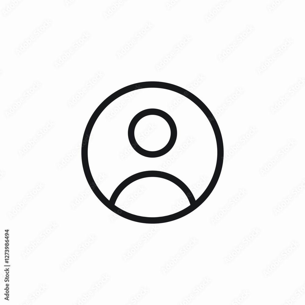user image display icon sign vector user image display icon sign vector