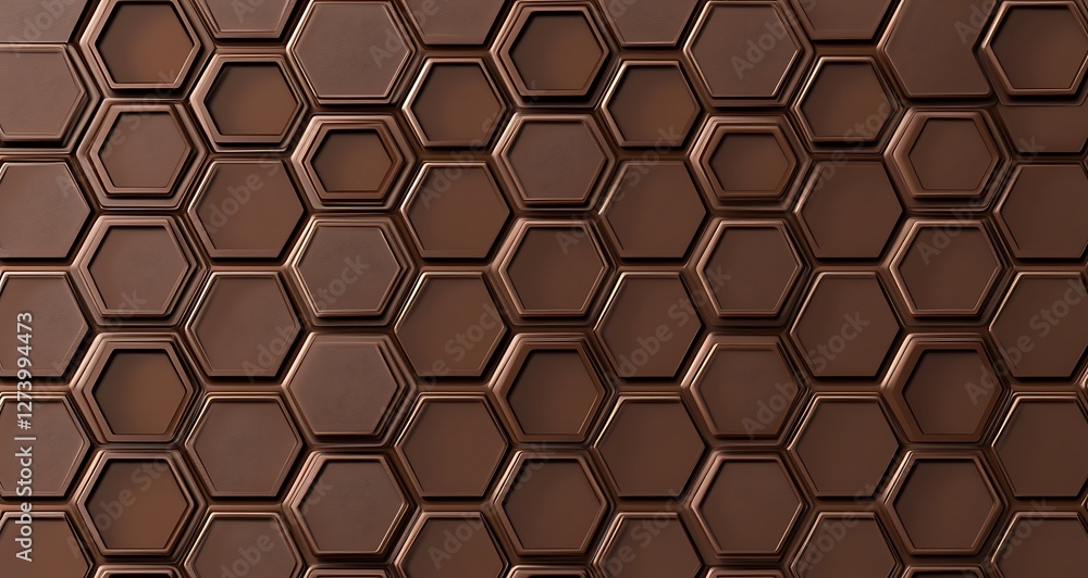 Modern minimalist abstract brown background with a honeycomb pattern Modern minimalist abstract brown background with a honeycomb pattern