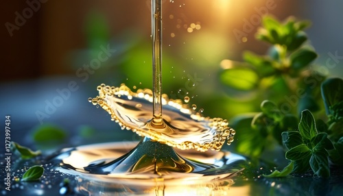 Aromatic Essential Oils Dripping