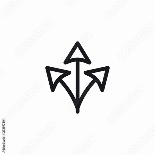 road directions icon sign vector