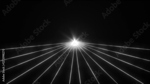 white laser glowing vj loop video background swinging up and down