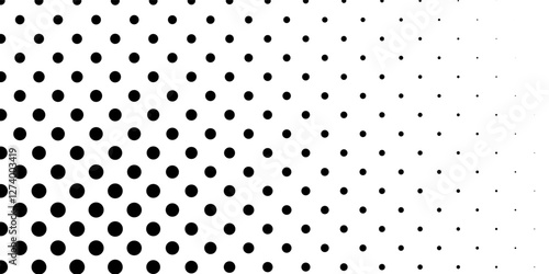 Dot pattern seamless background. Polka dot pattern template Monochrome dotted texture modern pattern. modern