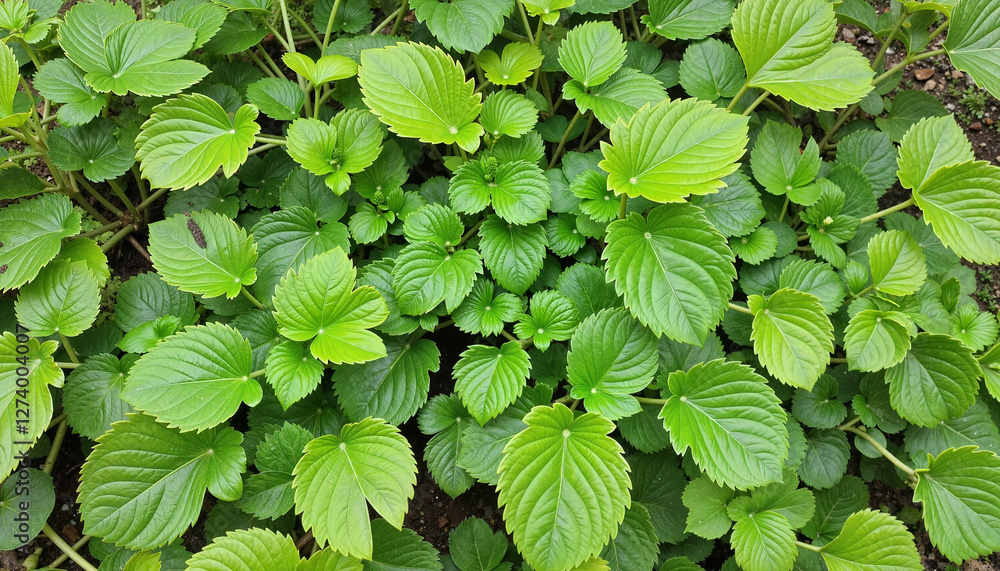 Lush ornamental vegetable vine in vibrant green, natural beauty Lush ornamental vegetable vine in vibrant green, natural beauty