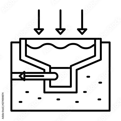 Water purification system icon
