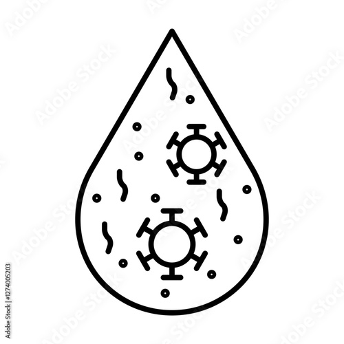 Dirt water icon