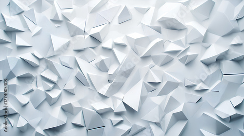 White color technology concept geometric square background. square 3d Modern Abstract white background design. Minimal geometric white light background abstract modern design template