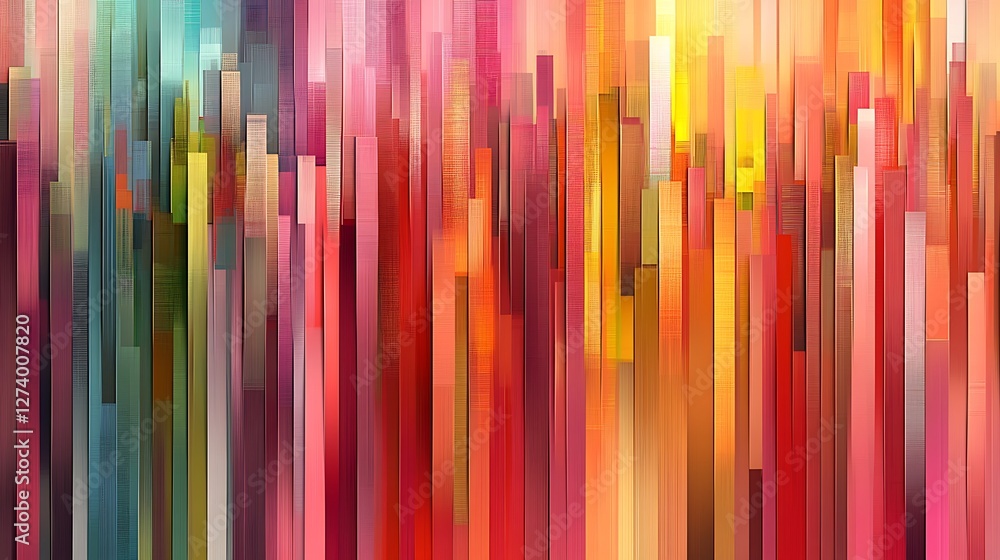 Colorful city sunrise abstract art Colorful city sunrise abstract art