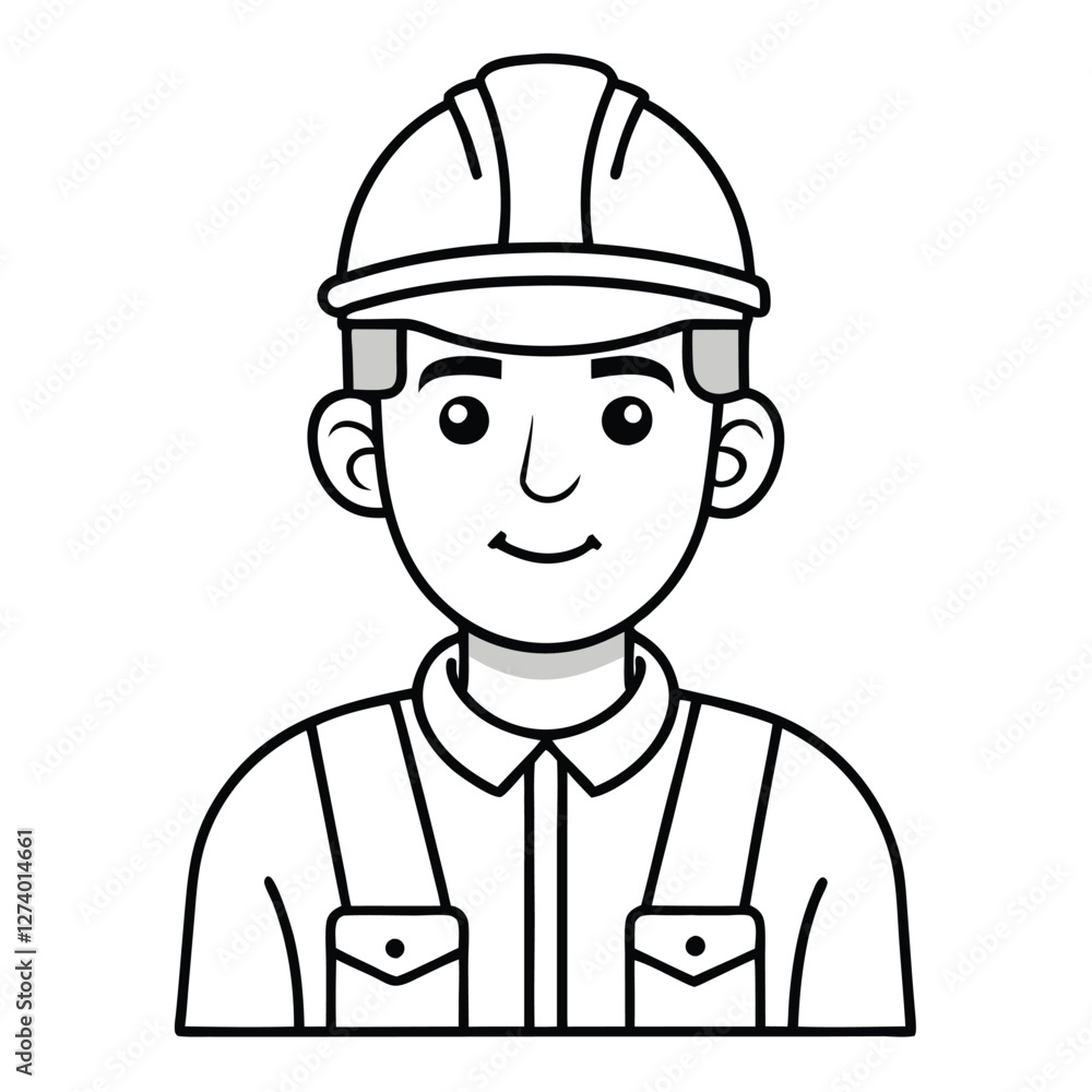 continuous single color full-body line drawing of a man