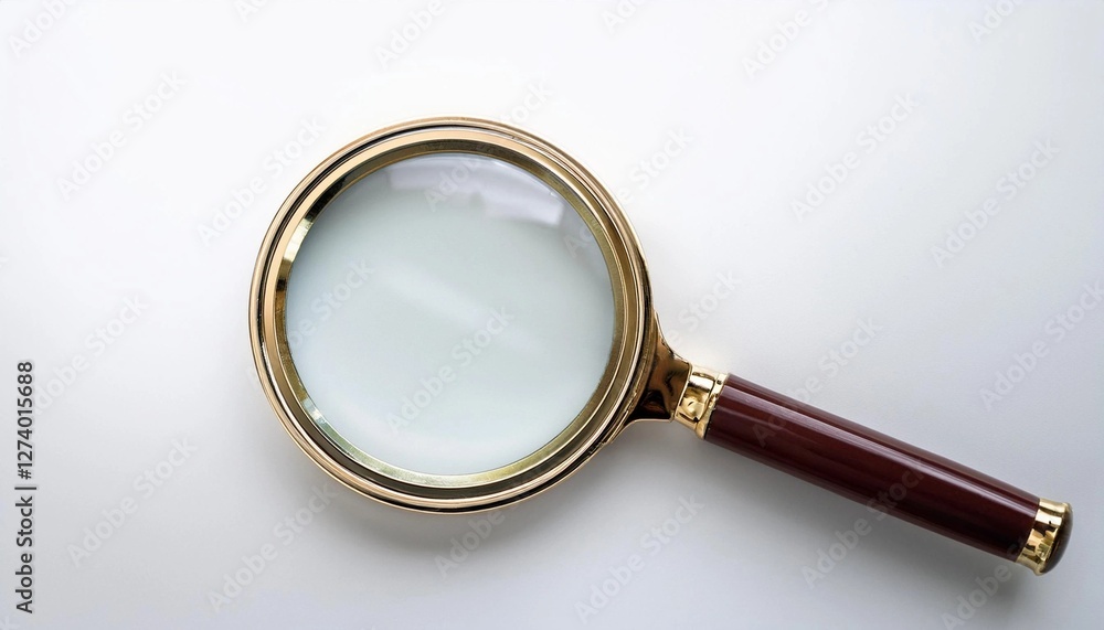 magnifying glass isolated on white magnifying glass isolated on white