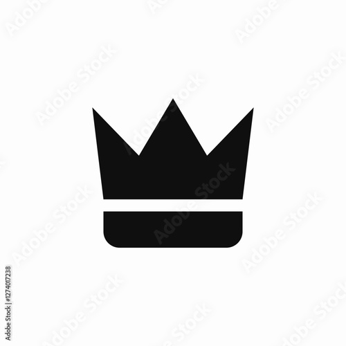 rotal crown icon sign vector