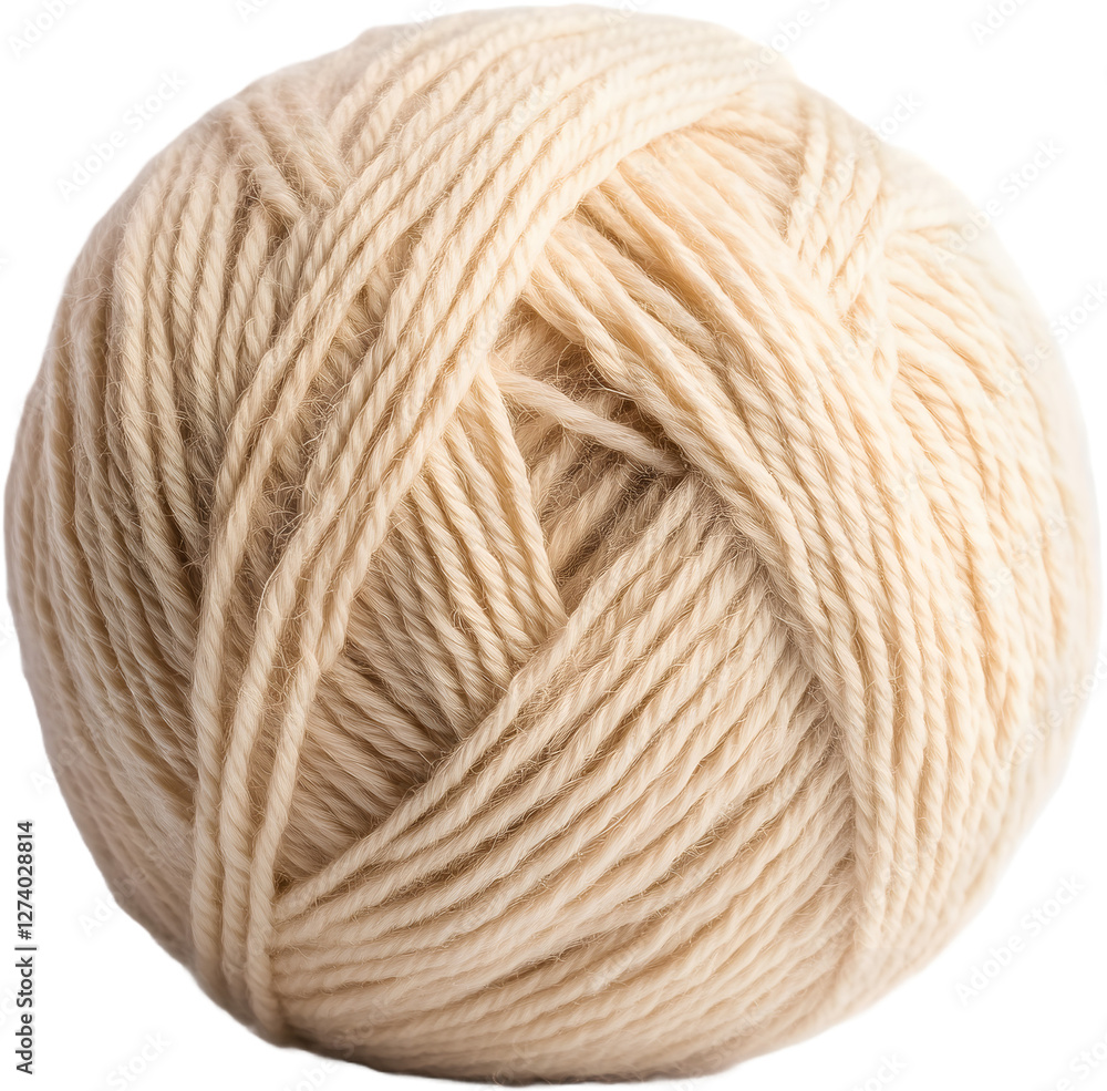 The yarn ball is ready for crafting. The yarn ball is ready for crafting.