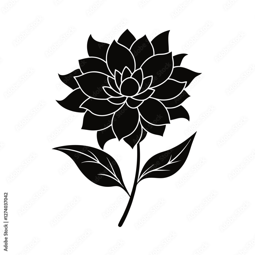 Obraz premium abstract flower vector illustration