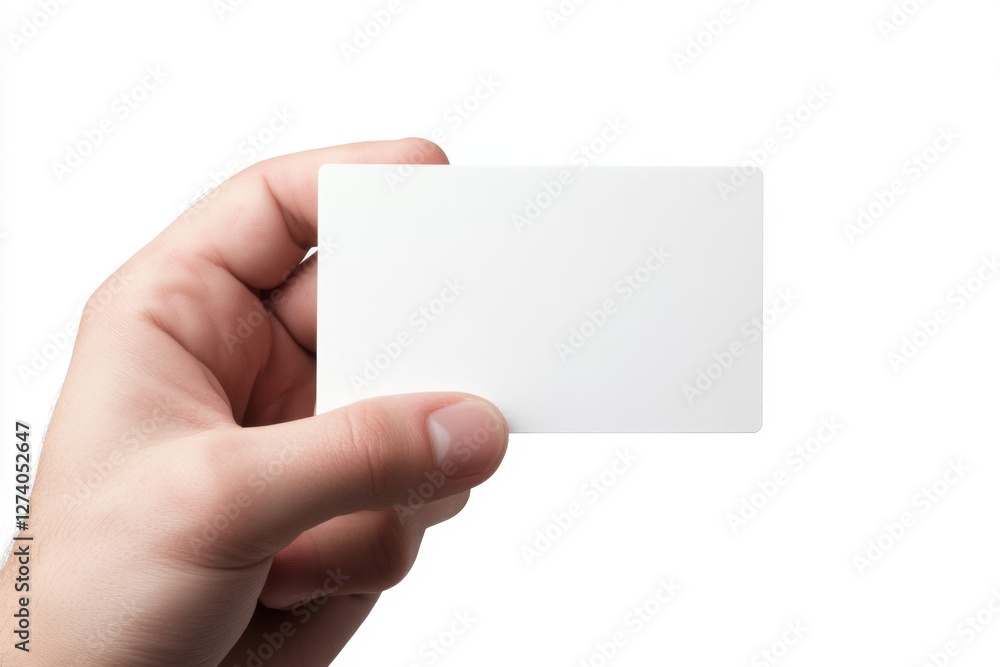 Hand holding blank card, white background, mockup, design (1) Hand holding blank card, white background, mockup, design (1)