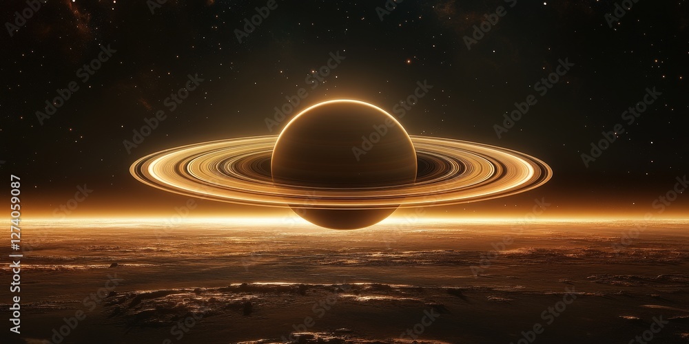 A captivating vista of the planetary surface: rich hues of dark brown melding into warm oranges and yellows, illuminated by a delicate veil of ethereal light A captivating vista of the planetary surface: rich hues of dark brown melding into warm oranges and yellows, illuminated by a delicate veil of ethereal light