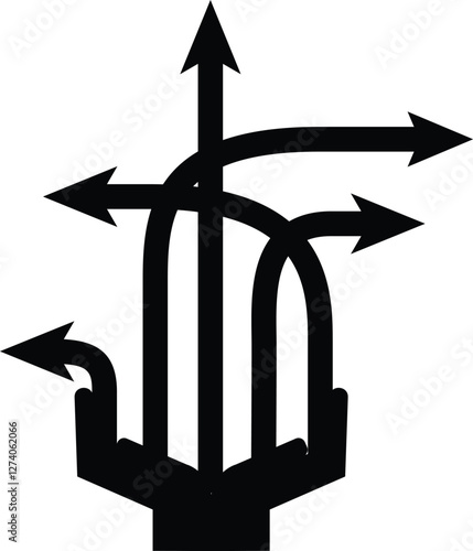 arrow direction arrows