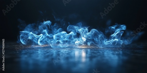 blue water splash