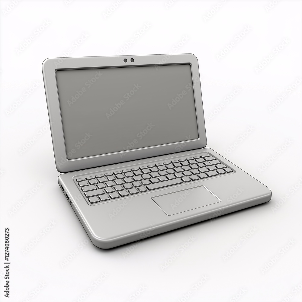 Laptop Computer Isolated on White Background Laptop Computer Isolated on White Background